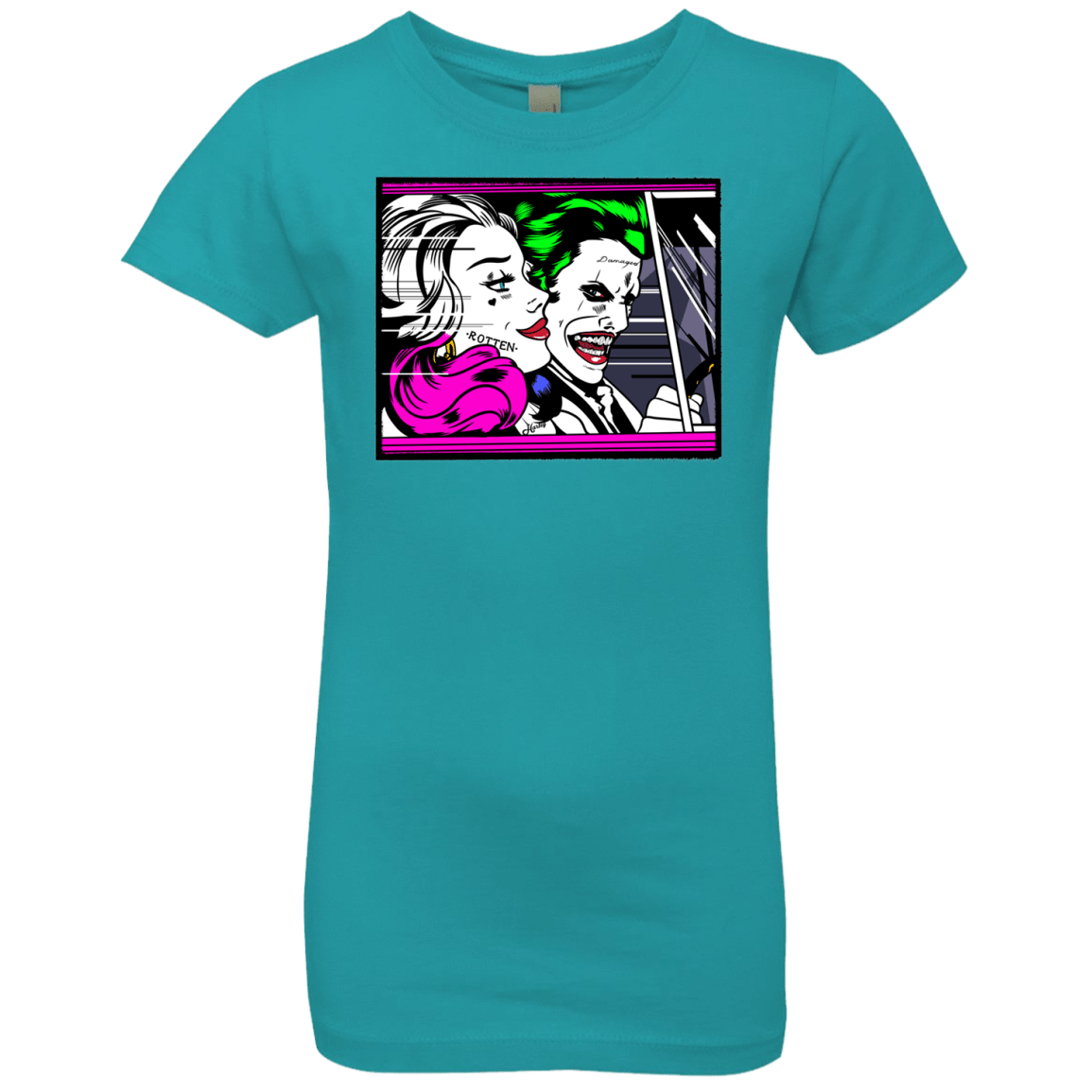 T-Shirts Tahiti Blue / YXS In The Jokecar Girls Premium T-Shirt