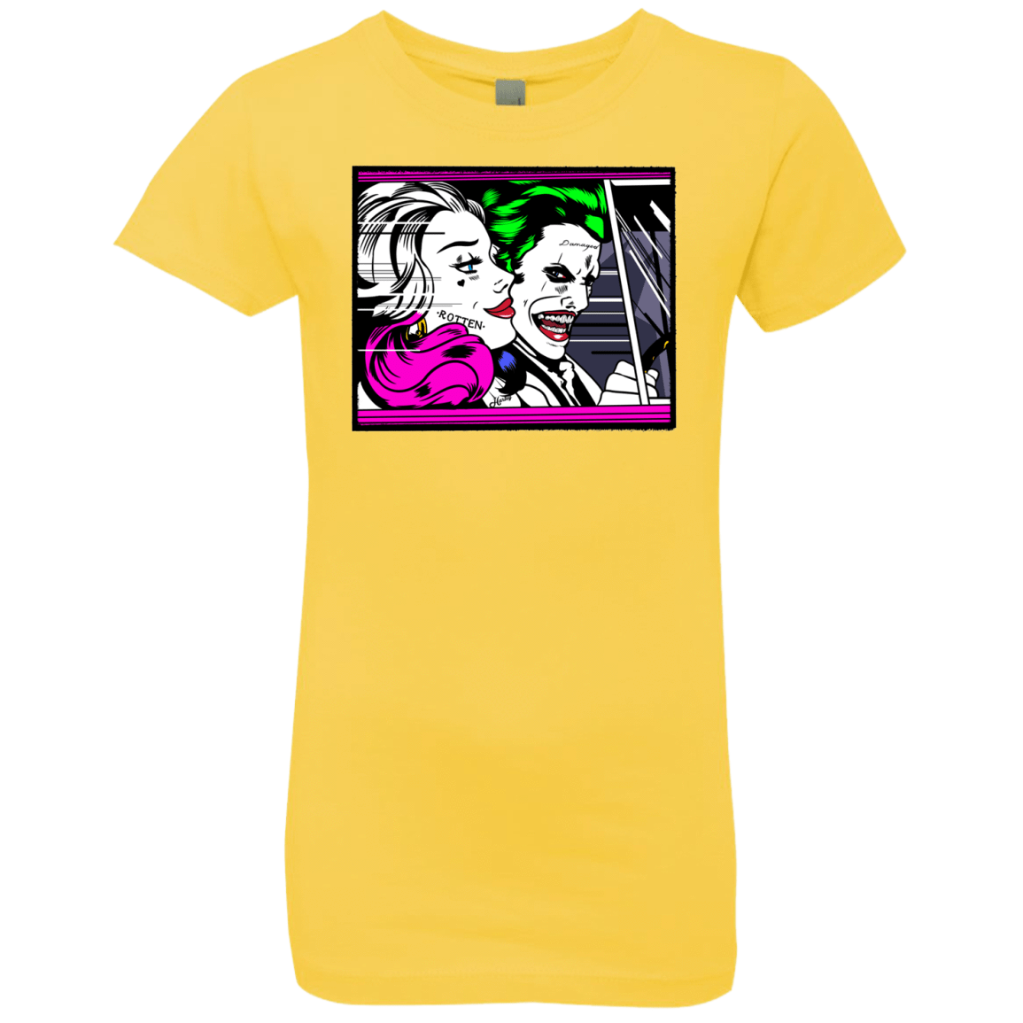 T-Shirts Vibrant Yellow / YXS In The Jokecar Girls Premium T-Shirt