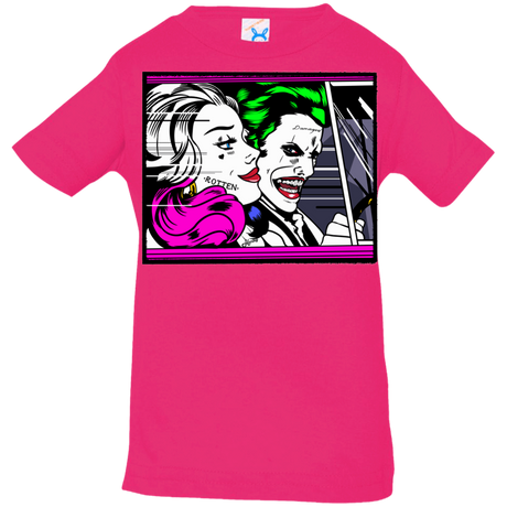 T-Shirts Hot Pink / 6 Months In The Jokecar Infant PremiumT-Shirt