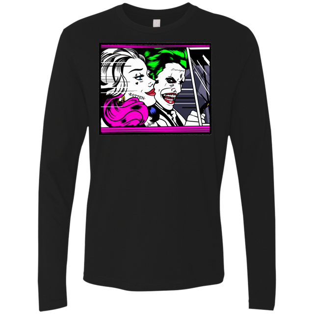 T-Shirts Black / Small In The Jokecar Men's Premium Long Sleeve