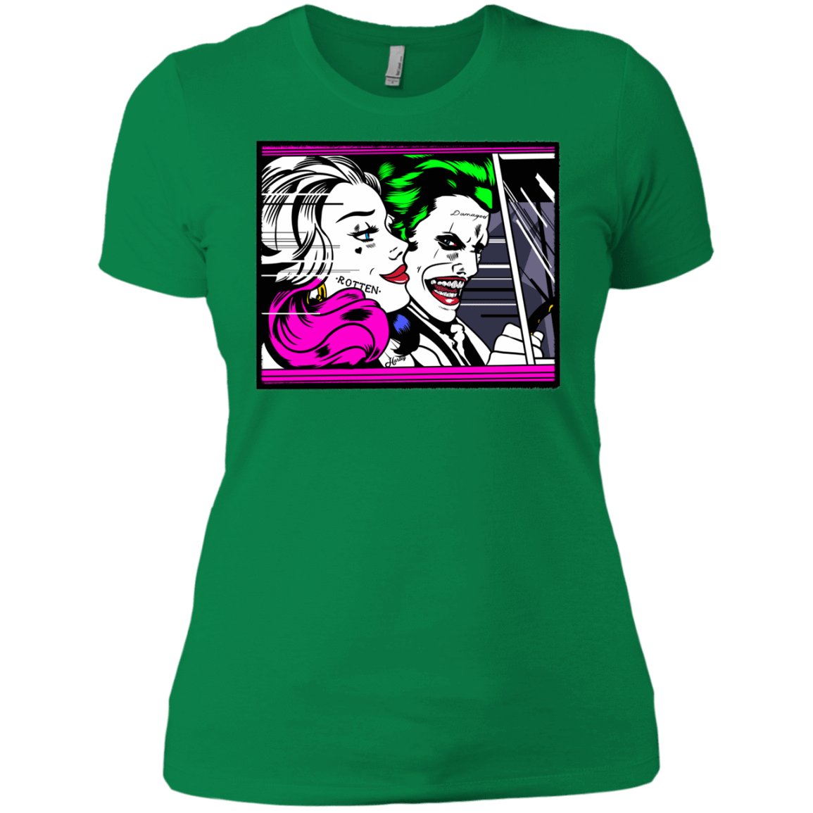 T-Shirts Kelly Green / X-Small In The Jokecar Women's Premium T-Shirt