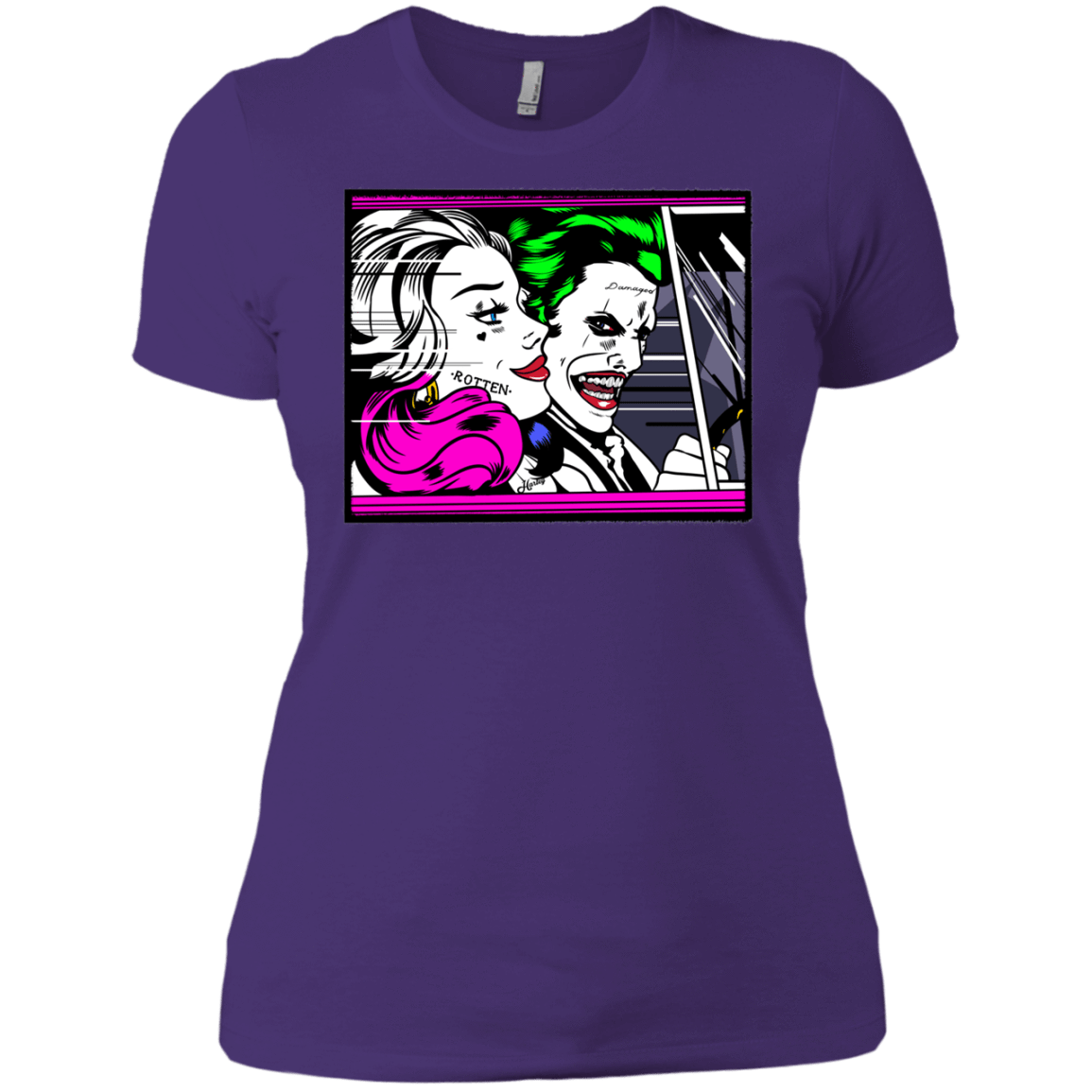 T-Shirts Purple Rush/ / X-Small In The Jokecar Women's Premium T-Shirt