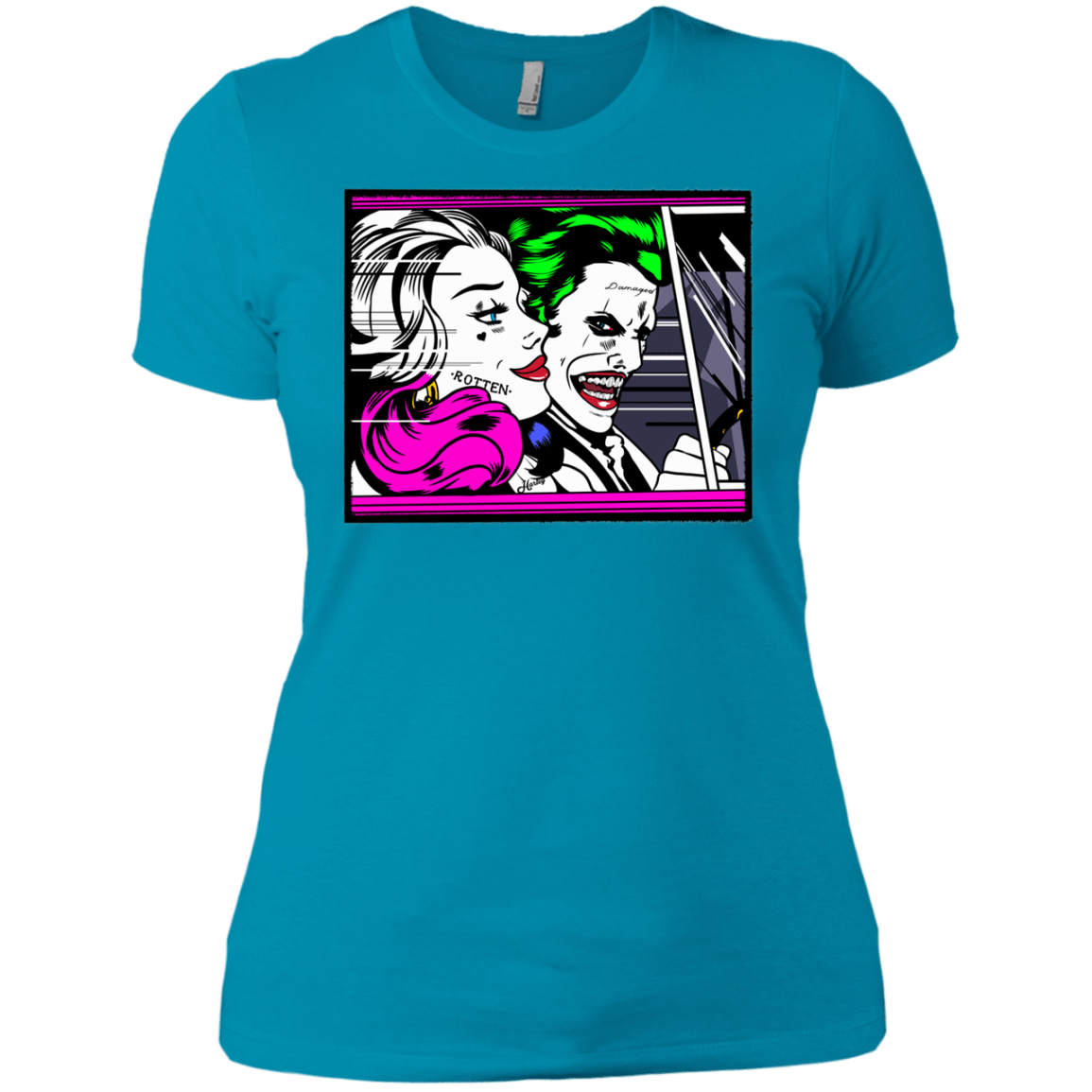 T-Shirts Turquoise / X-Small In The Jokecar Women's Premium T-Shirt