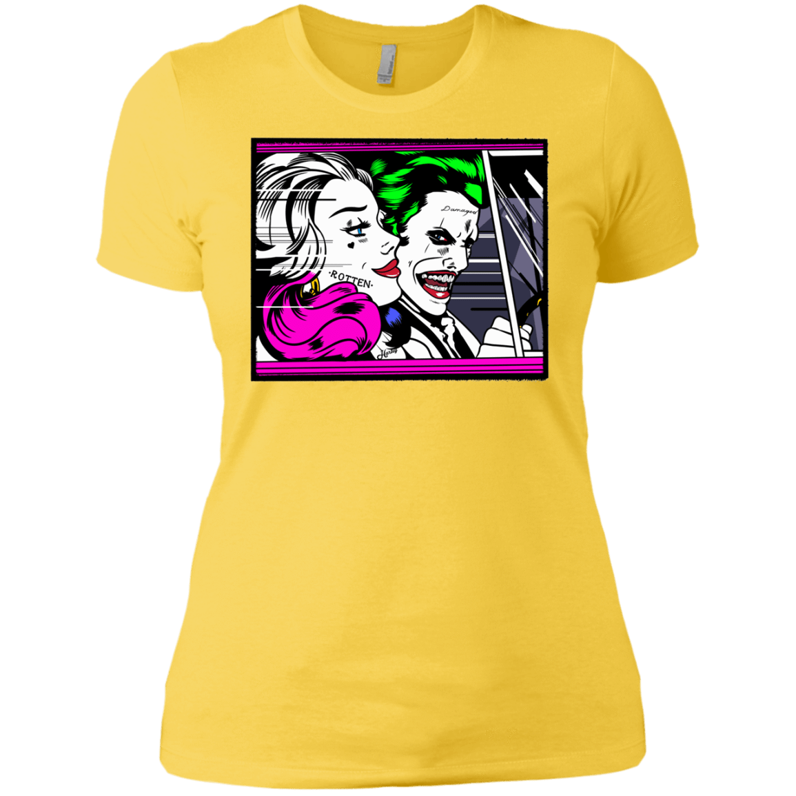 T-Shirts Vibrant Yellow / X-Small In The Jokecar Women's Premium T-Shirt