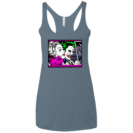 T-Shirts Indigo / X-Small In The Jokecar Women's Triblend Racerback Tank