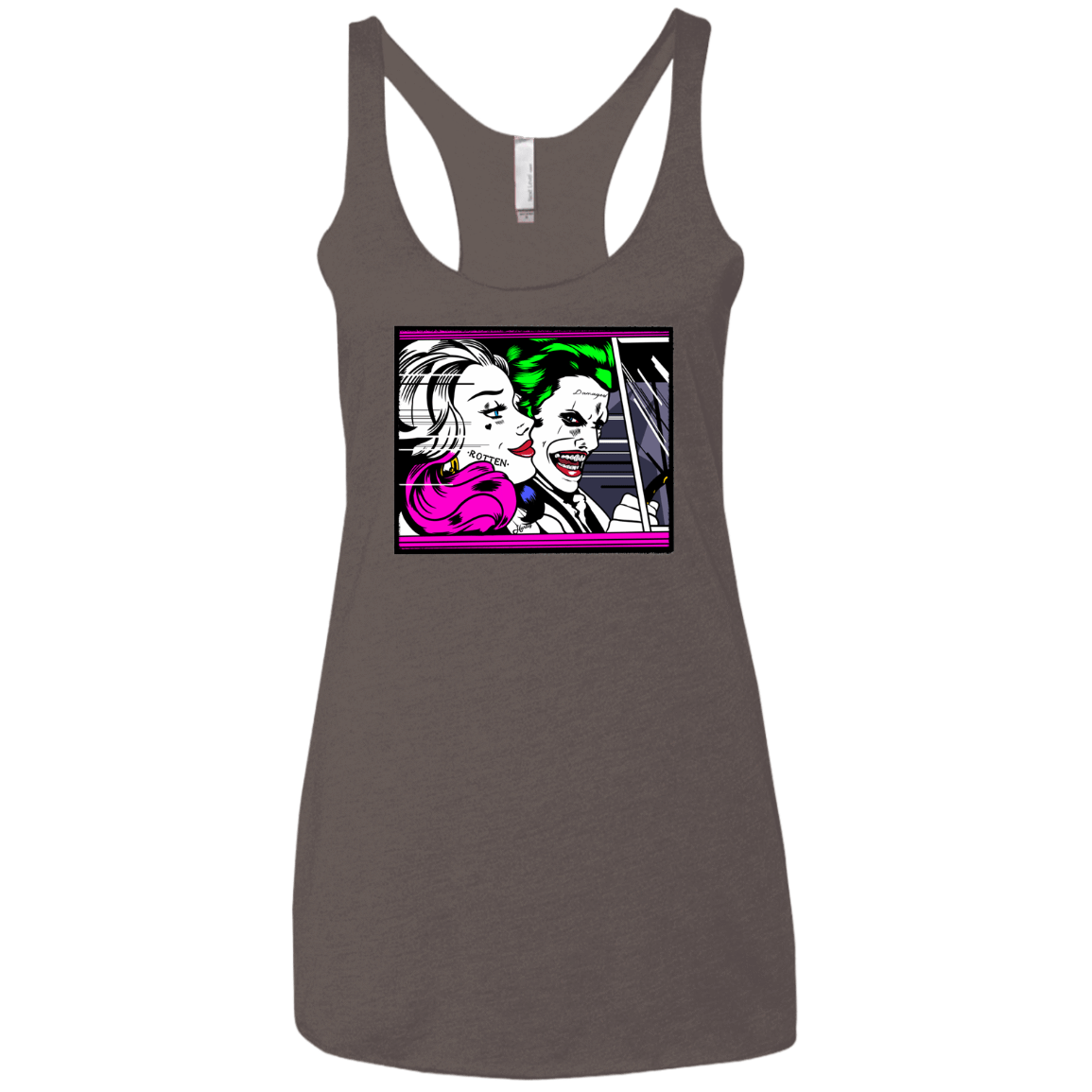 T-Shirts Macchiato / X-Small In The Jokecar Women's Triblend Racerback Tank