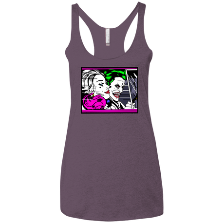T-Shirts Vintage Purple / X-Small In The Jokecar Women's Triblend Racerback Tank
