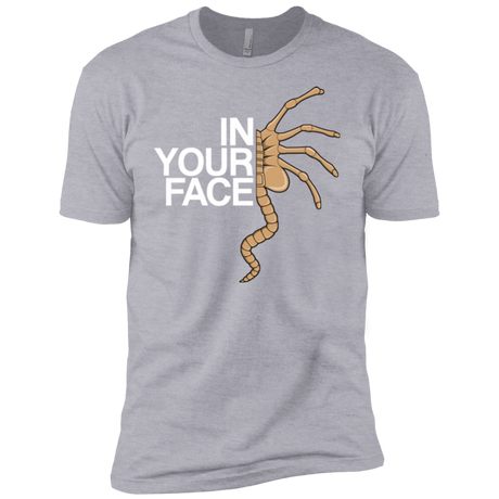 T-Shirts Heather Grey / YXS IN YOUR FACE Boys Premium T-Shirt