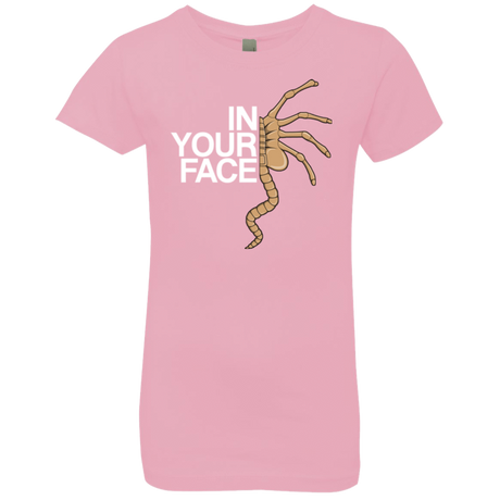 T-Shirts Light Pink / YXS IN YOUR FACE Girls Premium T-Shirt