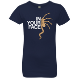 T-Shirts Midnight Navy / YXS IN YOUR FACE Girls Premium T-Shirt
