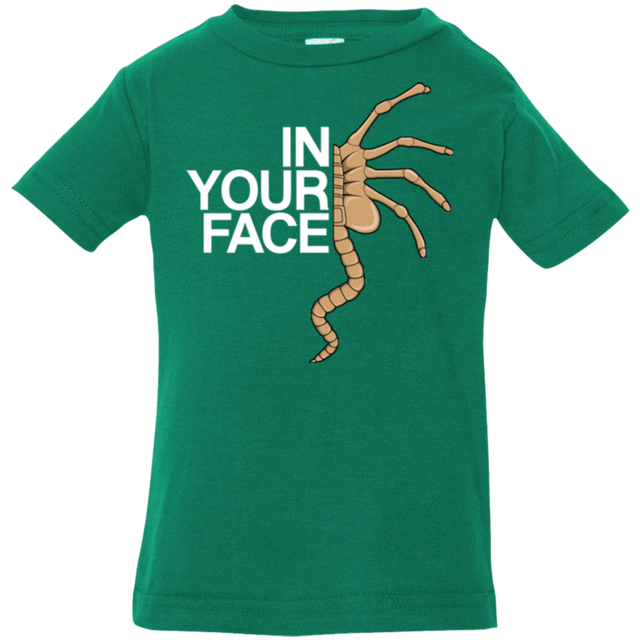 T-Shirts Kelly / 6 Months IN YOUR FACE Infant Premium T-Shirt