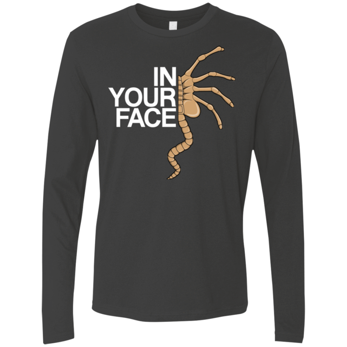 T-Shirts Heavy Metal / Small IN YOUR FACE Men's Premium Long Sleeve