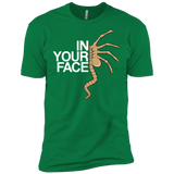 T-Shirts Kelly Green / X-Small IN YOUR FACE Men's Premium T-Shirt