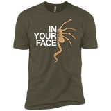 T-Shirts Military Green / X-Small IN YOUR FACE Men's Premium T-Shirt