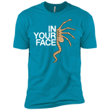 T-Shirts Turquoise / X-Small IN YOUR FACE Men's Premium T-Shirt