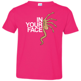 T-Shirts Hot Pink / 2T IN YOUR FACE Toddler Premium T-Shirt