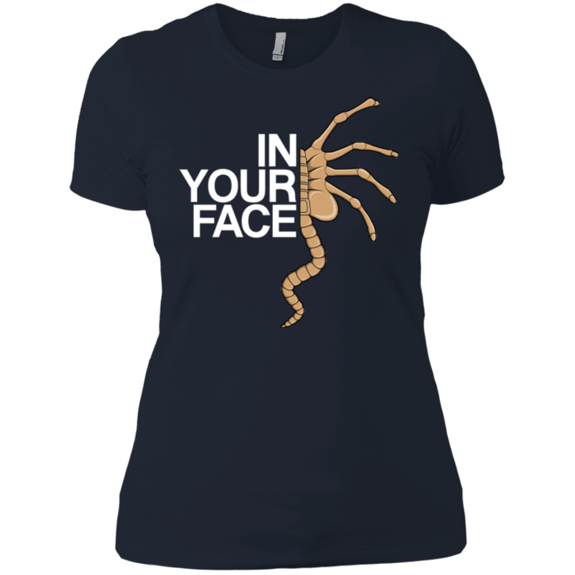 T-Shirts Midnight Navy / X-Small IN YOUR FACE Women's Premium T-Shirt