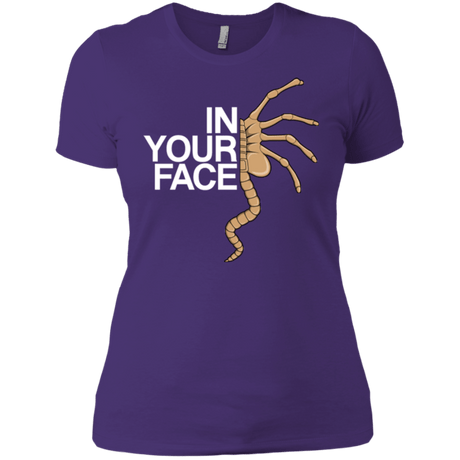 T-Shirts Purple / X-Small IN YOUR FACE Women's Premium T-Shirt