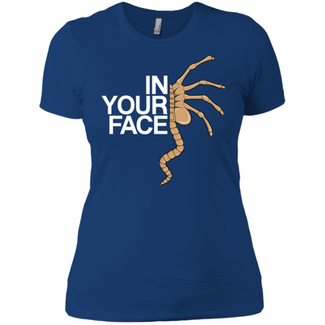 T-Shirts Royal / X-Small IN YOUR FACE Women's Premium T-Shirt