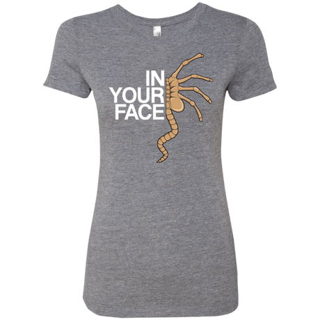 IN YOUR FACE Women's Triblend T-Shirt