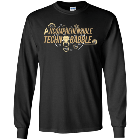 T-Shirts Black / S Incombrehensible Technobabble Men's Long Sleeve T-Shirt