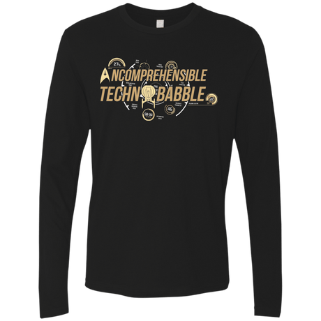T-Shirts Black / S Incombrehensible Technobabble Men's Premium Long Sleeve