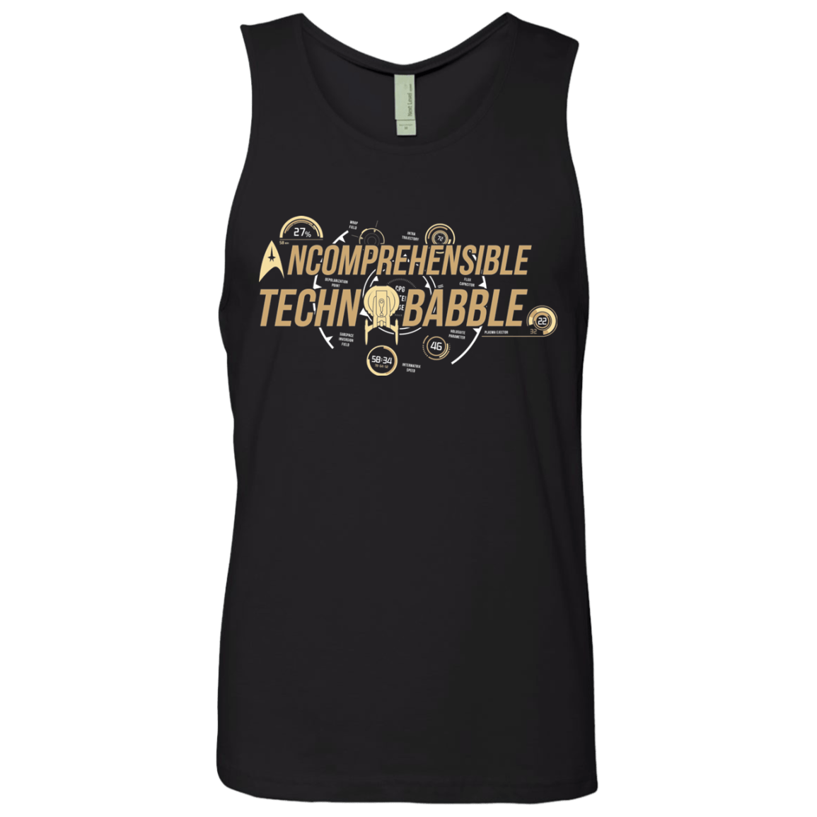 T-Shirts Black / S Incombrehensible Technobabble Men's Premium Tank Top