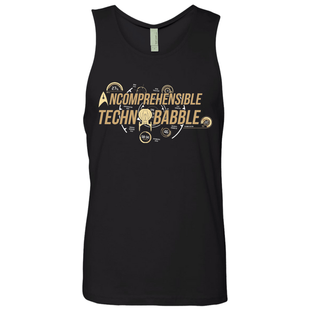 T-Shirts Black / S Incombrehensible Technobabble Men's Premium Tank Top