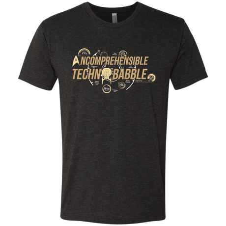 T-Shirts Vintage Black / S Incombrehensible Technobabble Men's Triblend T-Shirt