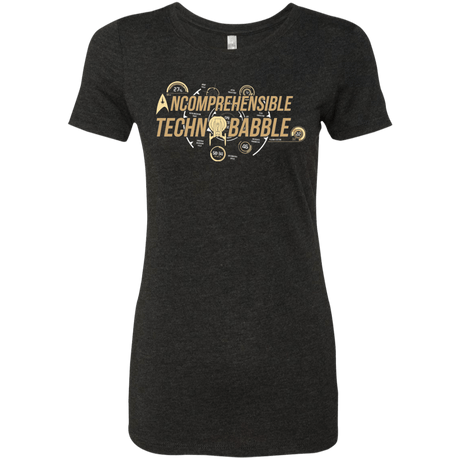 T-Shirts Vintage Black / S Incombrehensible Technobabble Women's Triblend T-Shirt
