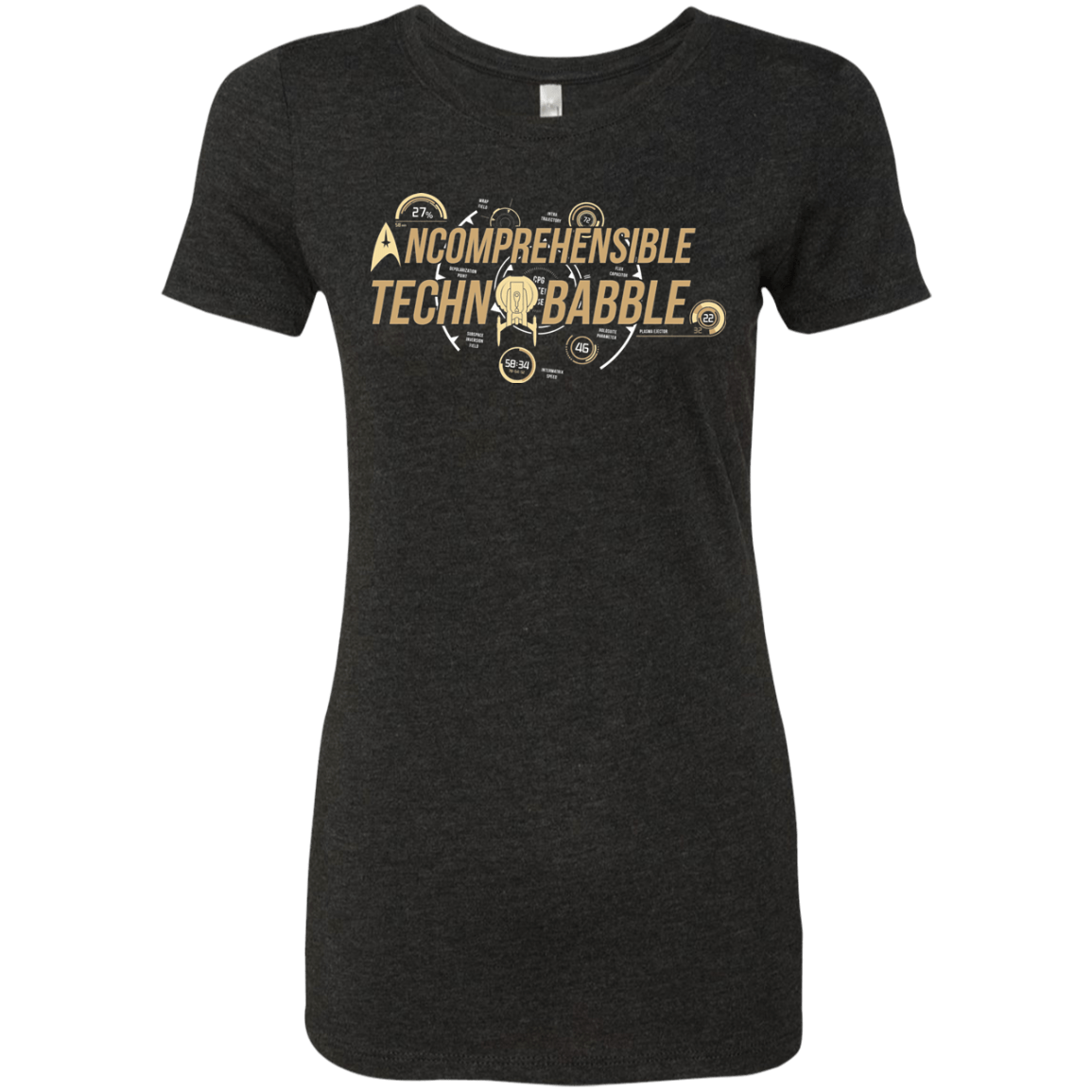 T-Shirts Vintage Black / S Incombrehensible Technobabble Women's Triblend T-Shirt