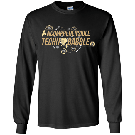 T-Shirts Black / YS Incombrehensible Technobabble Youth Long Sleeve T-Shirt