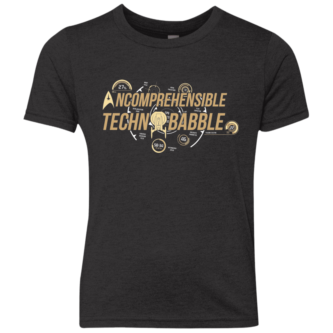 T-Shirts Vintage Black / YXS Incombrehensible Technobabble Youth Triblend T-Shirt