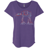 T-Shirts Purple Rush / X-Small Incoming Hothstiles Triblend Dolman Sleeve