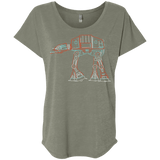 T-Shirts Venetian Grey / X-Small Incoming Hothstiles Triblend Dolman Sleeve