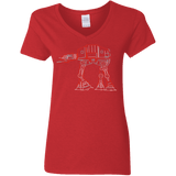 T-Shirts Red / S Incoming Hothstiles Women's V-Neck T-Shirt