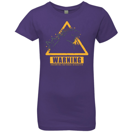 T-Shirts Purple Rush / YXS Incoming Natural Disaster Girls Premium T-Shirt