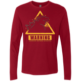 T-Shirts Cardinal / Small Incoming Natural Disaster Men's Premium Long Sleeve