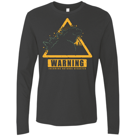 T-Shirts Heavy Metal / Small Incoming Natural Disaster Men's Premium Long Sleeve
