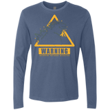 T-Shirts Indigo / Small Incoming Natural Disaster Men's Premium Long Sleeve
