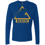 T-Shirts Royal / Small Incoming Natural Disaster Men's Premium Long Sleeve