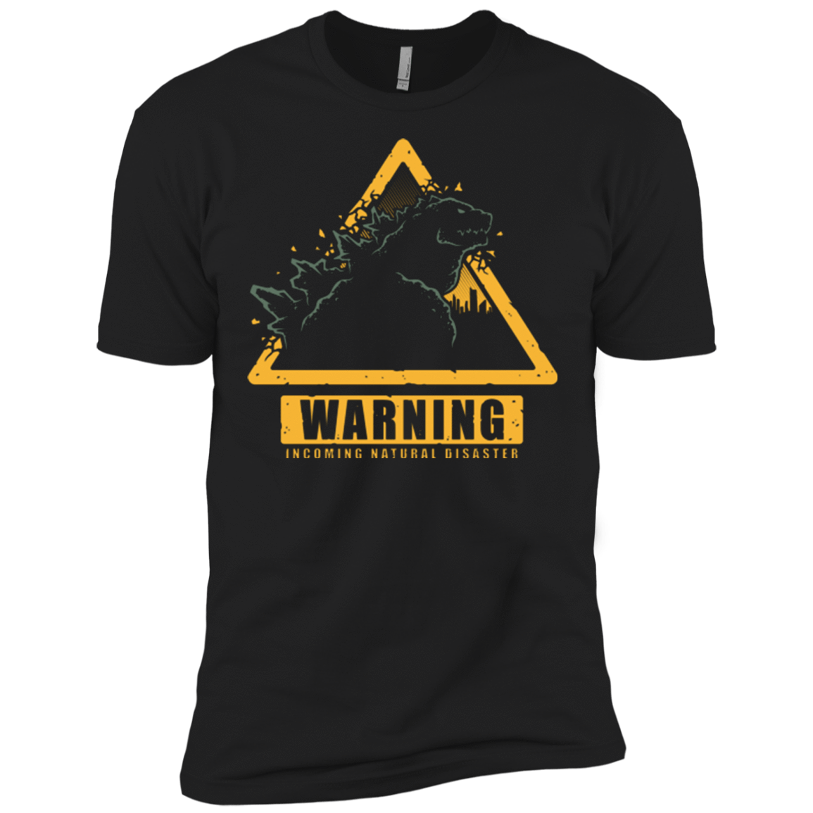 T-Shirts Black / X-Small Incoming Natural Disaster Men's Premium T-Shirt