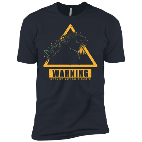 T-Shirts Indigo / X-Small Incoming Natural Disaster Men's Premium T-Shirt