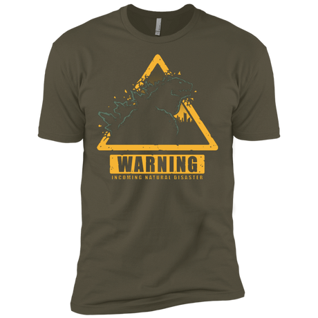 T-Shirts Military Green / X-Small Incoming Natural Disaster Men's Premium T-Shirt
