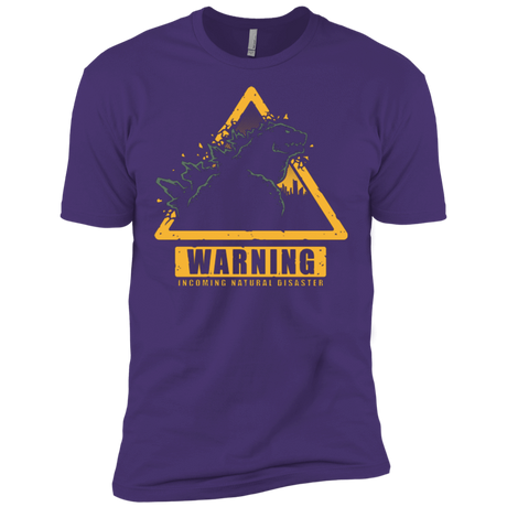 T-Shirts Purple / X-Small Incoming Natural Disaster Men's Premium T-Shirt