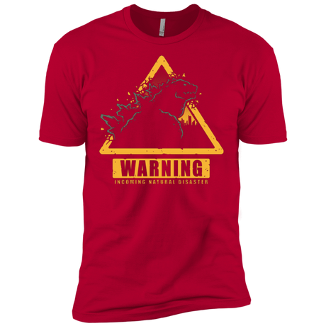 T-Shirts Red / X-Small Incoming Natural Disaster Men's Premium T-Shirt