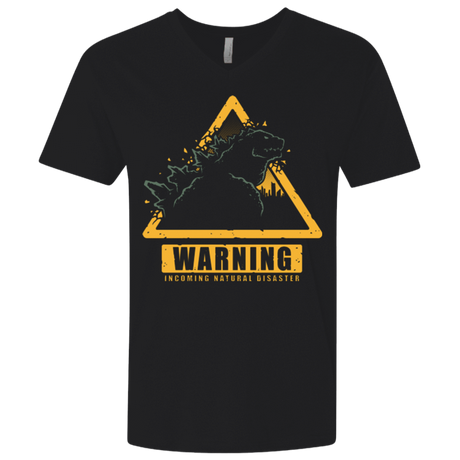 T-Shirts Black / X-Small Incoming Natural Disaster Men's Premium V-Neck