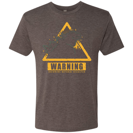 T-Shirts Macchiato / Small Incoming Natural Disaster Men's Triblend T-Shirt