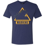 T-Shirts Vintage Navy / Small Incoming Natural Disaster Men's Triblend T-Shirt