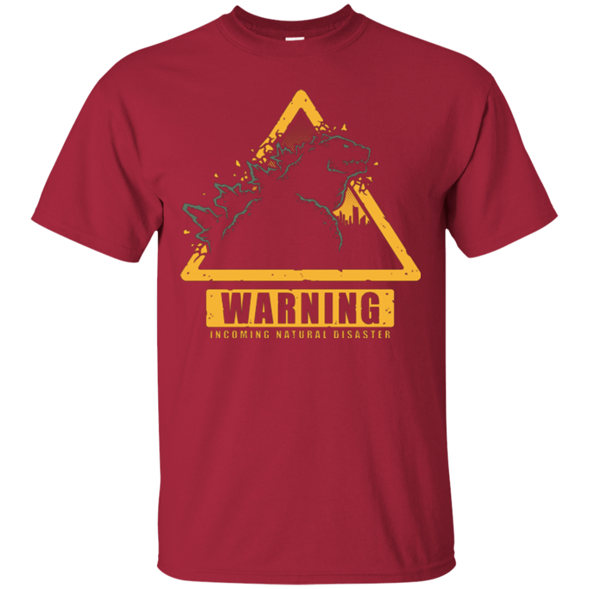 T-Shirts Cardinal / Small Incoming Natural Disaster T-Shirt